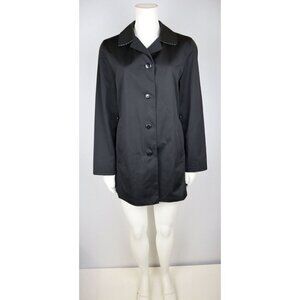 GALLERY - WOMEN'S BLACK LIGHT WEIGHT JACKET - SIZE XS - TRENCH